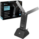 Tp Link Archer Tbe400uh Be6500 Wifi 7 Dongle High Gain Usb Wifi Adapter For Pc, Tri Band, Mlo, Broader Coverage,ofdma, Mu Mimo And Multi Ru, Usb 3.0, Wpa3, Easy Installation Black